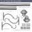 MacLaine Metal Adjustable  Single Curtain Rod-33392460-33392465