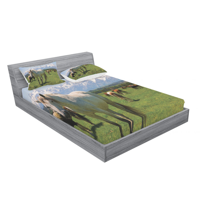 Microfiber Sheet Set, Full Sheet Set with Fitted Sheet