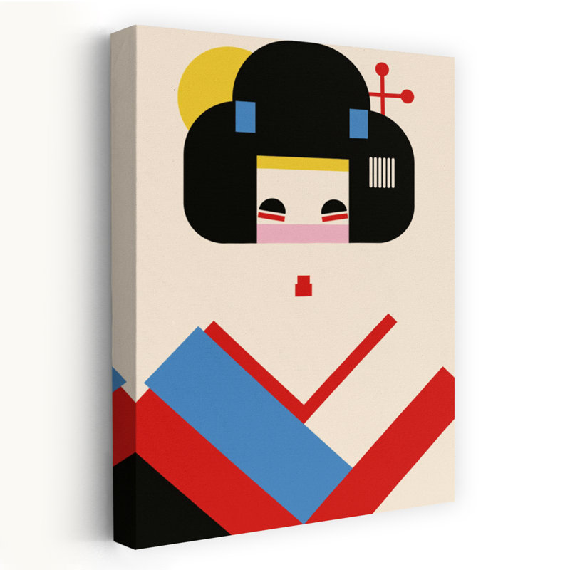 Contemporary Art Abstract Contemporary Wall Art by Retrodrome - Wrapped Canvas Print, 45.72 cm H x 30.48 cm W