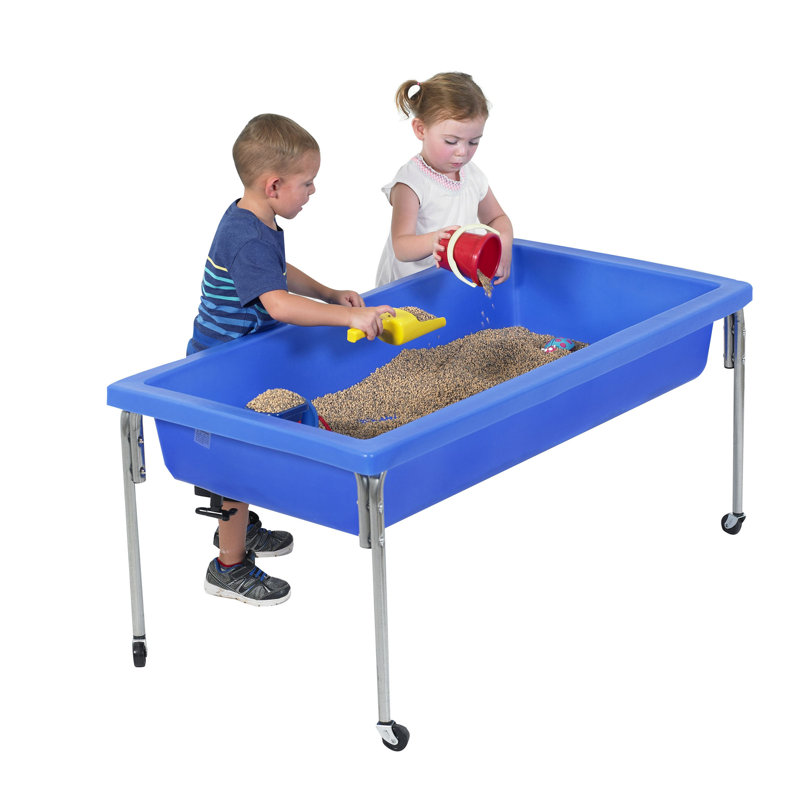 Grande table sensorielle - table et couvercle de 18 po, H 24 po x l 50 po x p 26 po