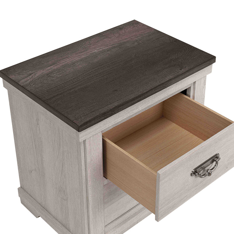 Table de chevet à 2 tiroirs 1Pc