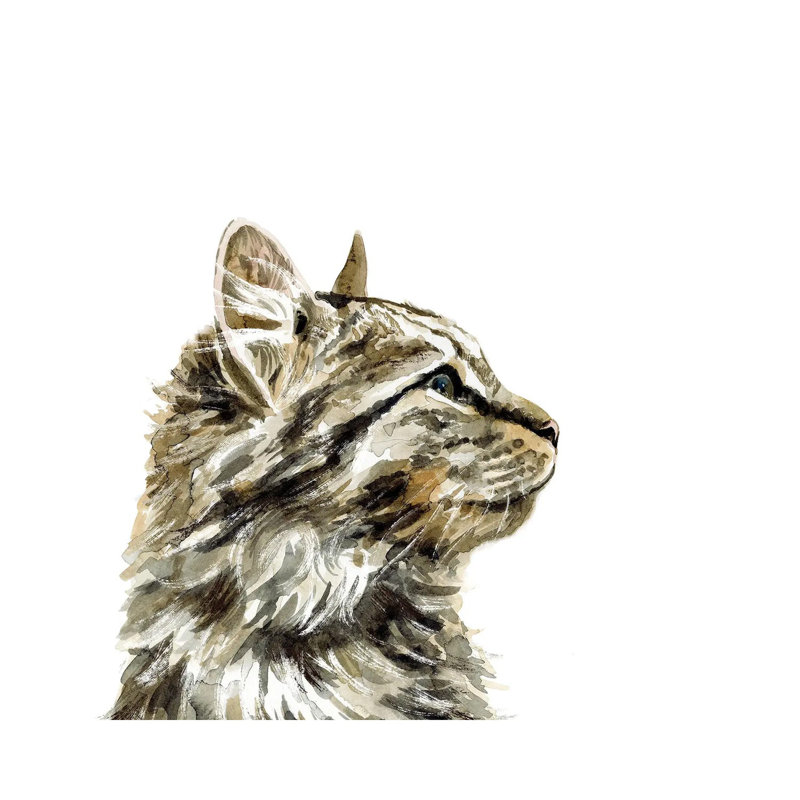 Pet Profile IV by Victoria Barnes - Wrapped Canvas Painting, 93.98cm H x 93.98cm W