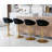 Kshaun Swivel Upholstered Adjustable Height Counter Stool with Metal Frame-732792996