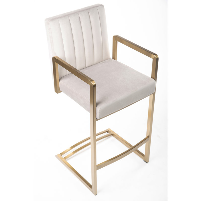 Tabouret de bar Tubo, Gris