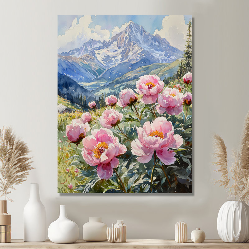 Bastin - décoration murale florale, H 40 po x l 30 po, Toile tendue, Ne s'applique pas