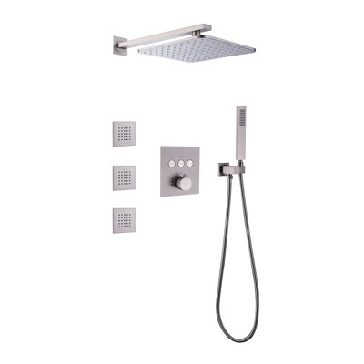 Complete Shower System with Rough-in Valve