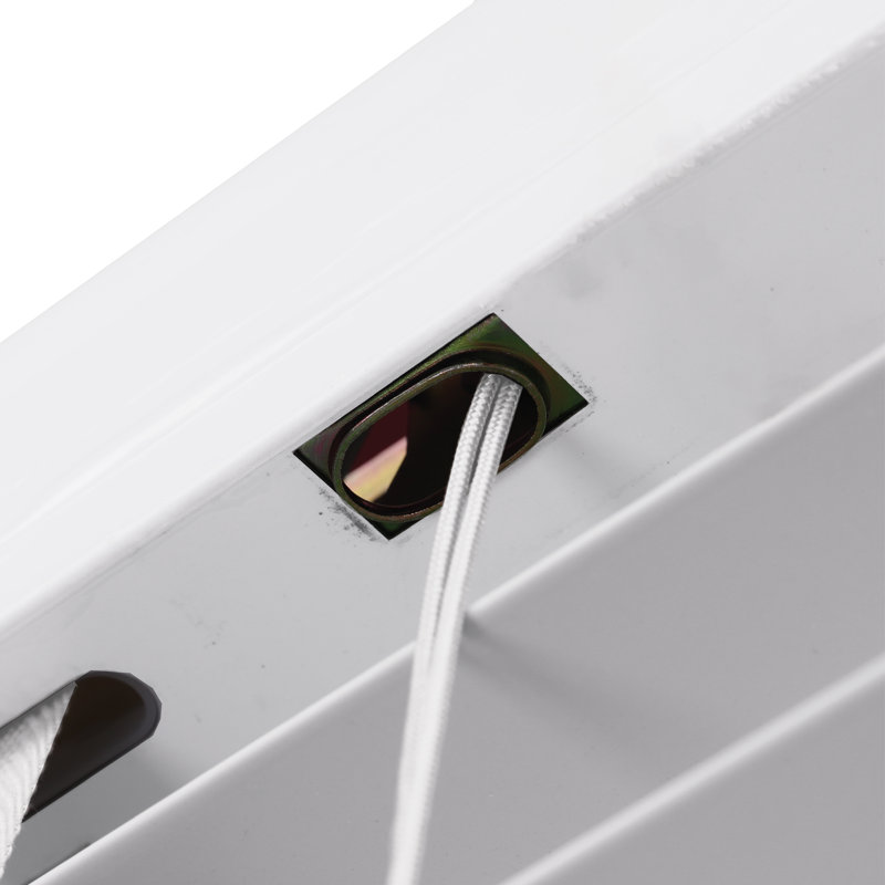 Fauxwood Tape Blind, White, 213 cm L x 150 cm W