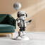 Ornement en forme d'astronaute ballon 43,31 "argent-458619861