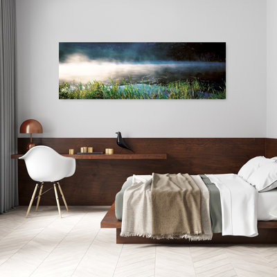 Morning Fog Acadia National Park Me Usa Abstract Contemporary Forest Landscape Wall Art