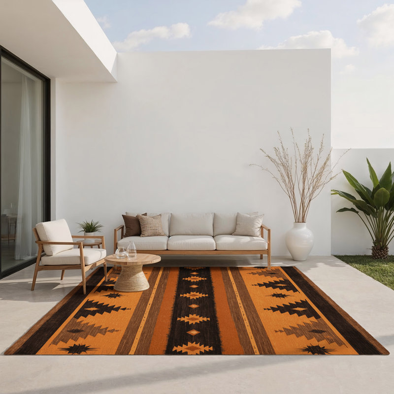 Nomadic Solace Indoor And Outdoor Area Rug, Rectangle 8' x 10'