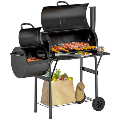 Outsunny 109cm W Charcoal Grill