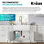 Robinet de cuisine à poignée simple KRAUS Britt -106378516