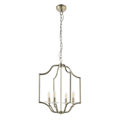 Tullis 4 - Light Candle Style Chandelier