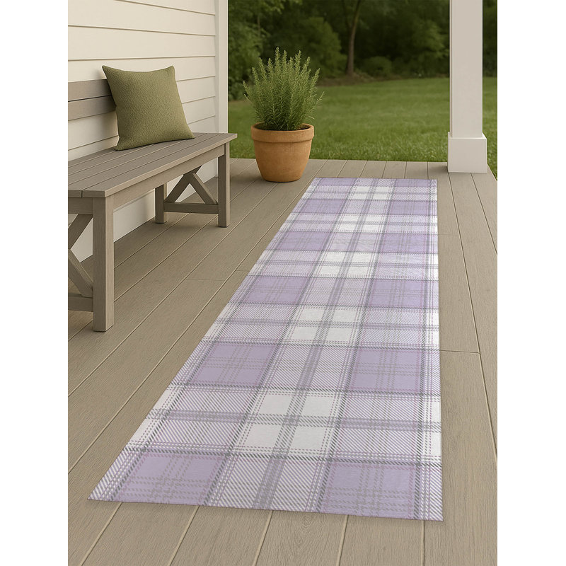 Tapis d'extérieur antidérapant Baid, Tapis de couloir 2 pi 6 po x 8 pi