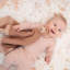 Violet Knitted Teddy Bear Lovie Blanket