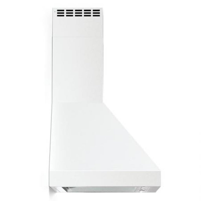 Hotte murale Verona Designer Series 36 pouces avec débit d'air de 600 pi³ / min (blanc), Blanc, 36"