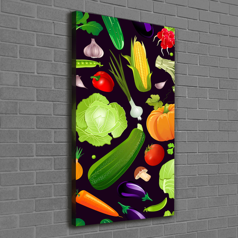 Vegetables - Wrapped Canvas Print