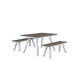 Jack 59'' Rectangular 6 - Person Outdoor Dining Set