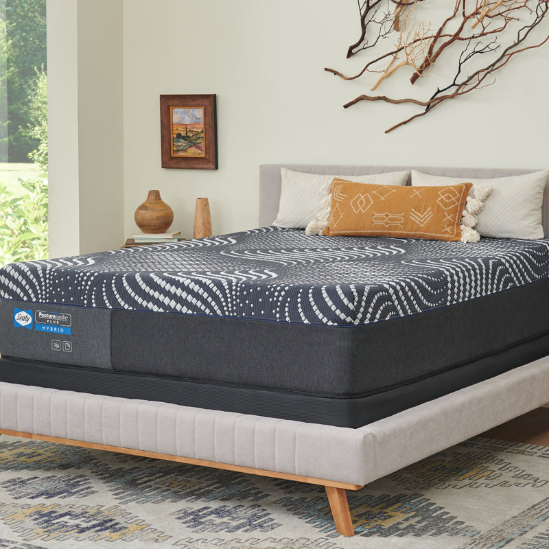 SealyCool Plush 14" Hybrid Queen Mattress with Gel Memory Foam