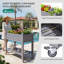 Resin Planter Box With Wheels-1063915928