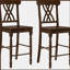 Tabouret de bar en bois de noyer (ensemble 2 pièces)