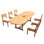 Jamar Outdoor 11 - Piece Teak Dining Set
