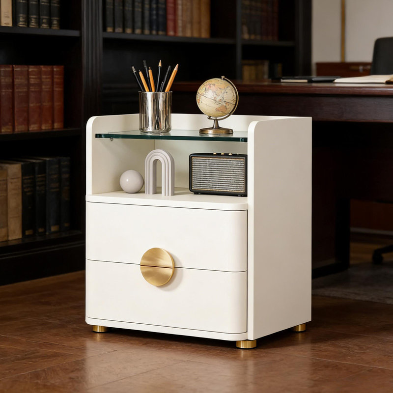 Bedside Table, Storage Nightstand for Bedroom
