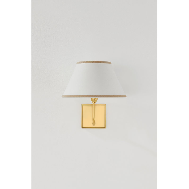 Durland Wall Sconce in Aged Brass