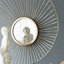 Miroir rond en fer