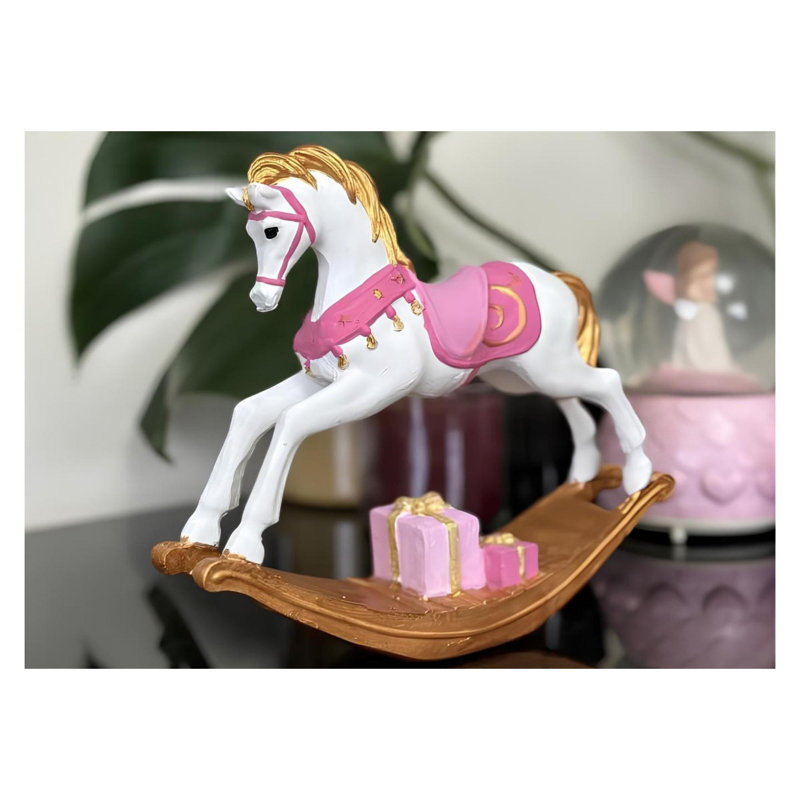 Decorative Object, Gold/Pink, 30cm H x 11cm W x 23cm D