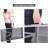 32'' x 32'' Adjustable Height Grill Table, Folding Iron Mesh Camping Stand-1649811385
