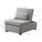 Folding Ottoman Sofa Bed Gray-641181554