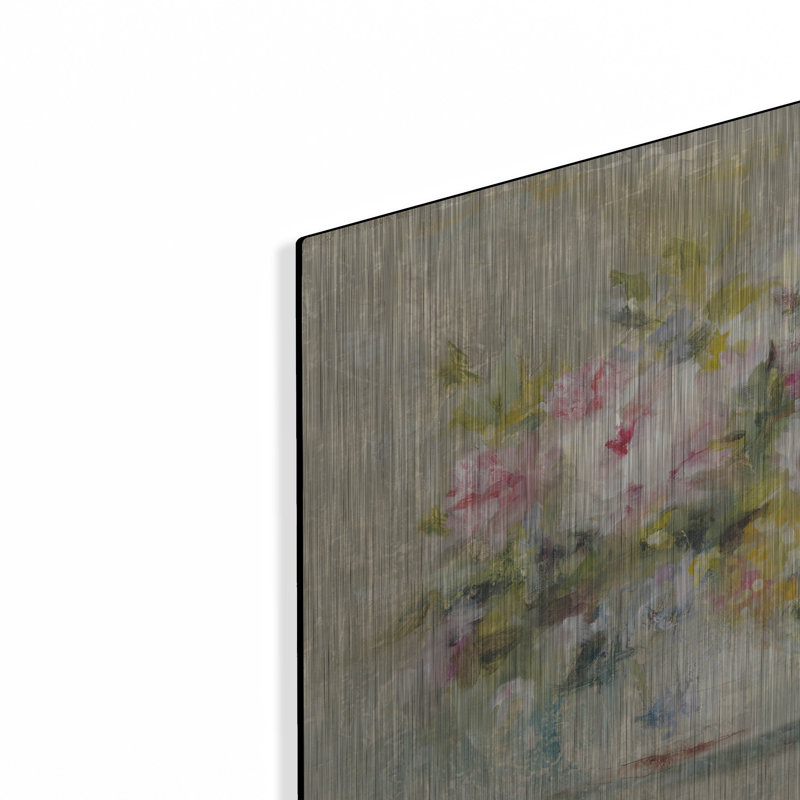 Art mural en métal Latitude Run® «Mini Summer Garden Bouquet 3» par Cheri Blum, H 12 po x l 12 po