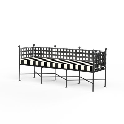 Banc de jardin en fer forgé Provence
