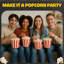 Popcorn Cart - Matinee Replacement Stand for 8-Ounce Poppers with Shelf, Push Handle, and Bicycle-Style Wheels by Great Northern Popcorn (Red)