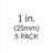 Lombard 1" Length Square Knob Multipack