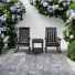 Solid Wood Patio Rocking Chair Conversation Set Of 3