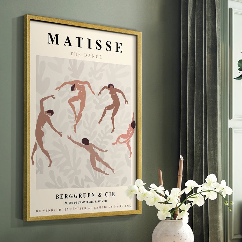 Matisse CXCIX Framed Print - Solid Wood, 28" H x 22" W