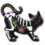 Statue squelette de chat Dia de los Muertos