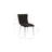 Seating Upholstered Side Chair in Black