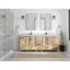 Ensemble de meuble-lavabo double 84 po Malibu-76046532