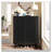 33.46" Storage Coffee Bar Cabinet With  2Doors & Shelves-148926093