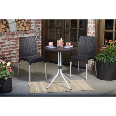 Keter Bistro Set Chelsea Graphite
