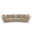 Canapé 4S en forme de souci de style moderne l 136 po Minimore-808627779