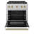 ZLINE Autograph Edition 30 in. 4.2 cu. ft. Paramount Dual Fuel Range with 4 Burner Gas Cooktop and Electric Convection Oven in Satin Stainless Steel with White Matte Door and Accents-102902447-102902448