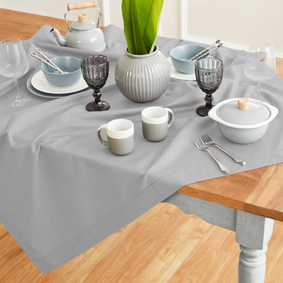 Cotton Linen Hemstitch - 100% Pure Table Throw