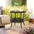 Calla Round Glass Outdoor Balcony Table , 18.9 " W 18.9 " D