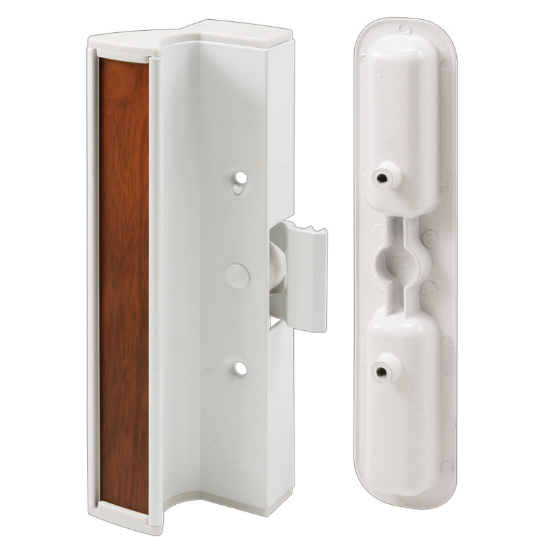 Poignée de porte coulissante en aluminium et en métal moulé sous pression Prime-Line (paquet de 1)