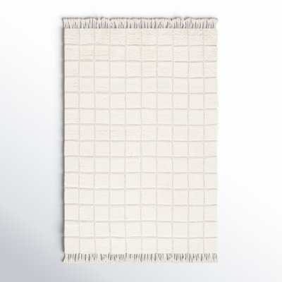 Hand-Woven Geometric Rug