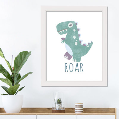 «Roar Simple Dino», art encadré